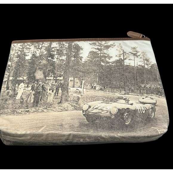 OSPREY Zipper Bag Pouch JULIAN GRAHAM 2018 Pebble Beach Concours Road Race 10x14 - Picture 2 of 11